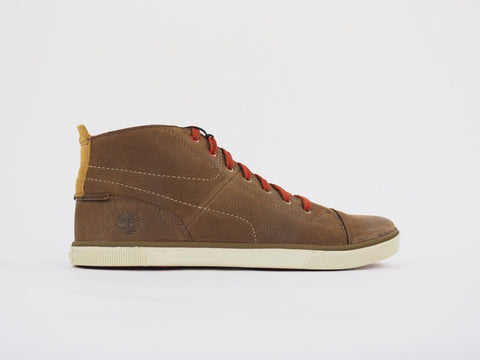 Junior Timberland EK Hookset Camp 8790R Brown Leather Side Zip Chukka Boots