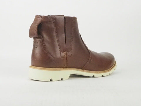 Womens Timberland Bramhall Chelsea A11KN Brown Leather Slip On Boots