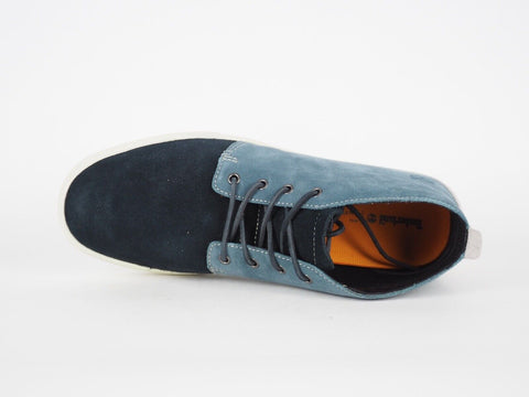 Mens Timberland Adventure A18BK Blue Suede Leather Trainers Casual Chukka Boots