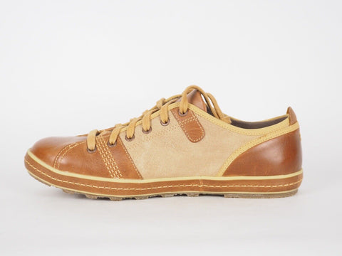 Womens Timberland Faulkner 24694 Tan Leather Lace Up Everyday Casual Shoes