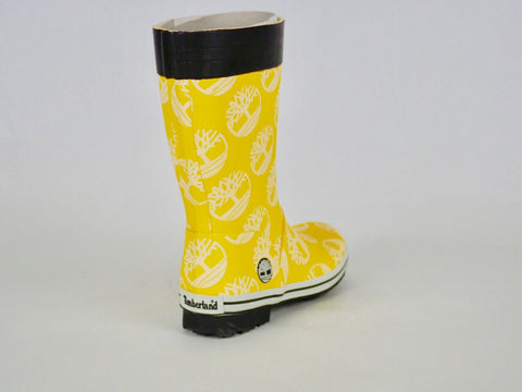 Girls Timberland Classic Rain 89714 Yellow Wellingtons Pull On Rain Wellies