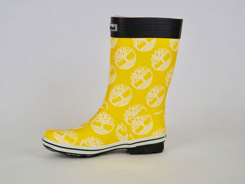 Girls Timberland Classic Rain 89714 Yellow Wellingtons Pull On Rain Wellies