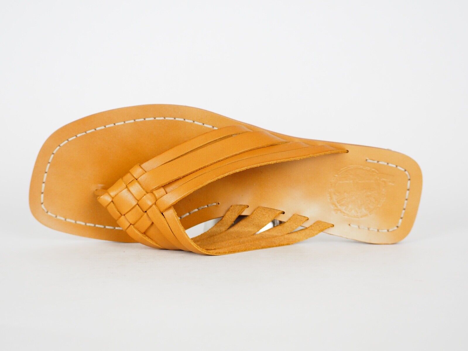 Womens Timberland Lupine 64359 Tan Leather Slip On Thong Sandals