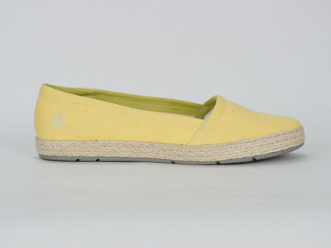 Womens Timberland Casco Bay A1FWO Yellow Flat Shoes Light Summer Espadrilles - London Top Style