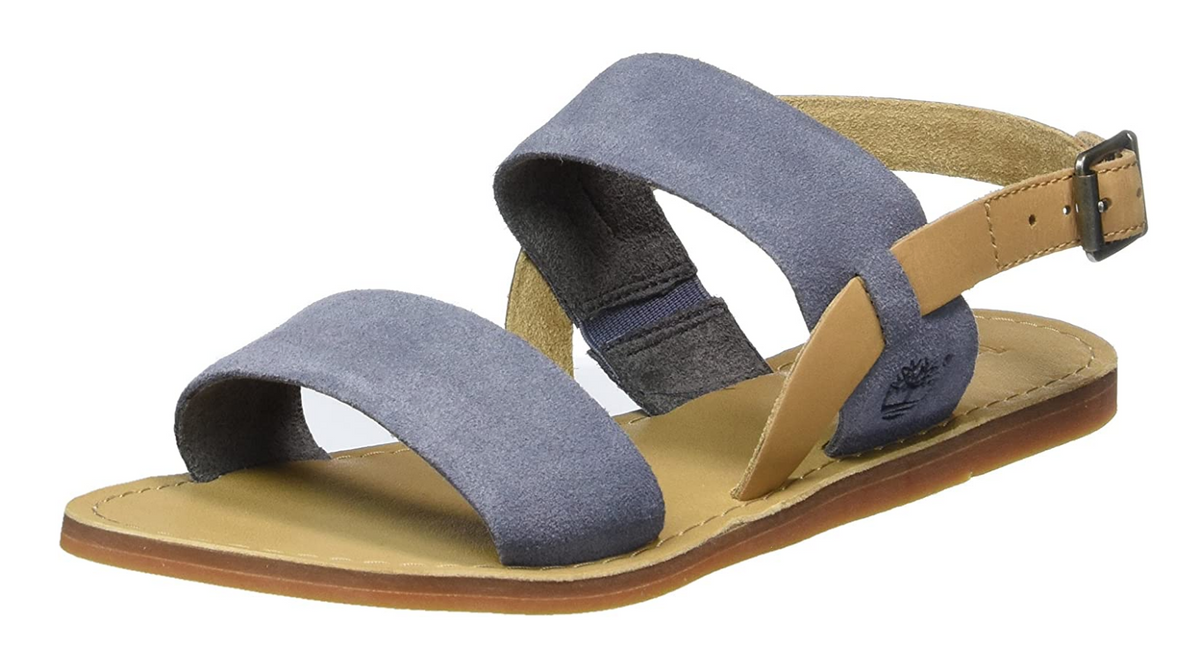 Womens Timberland Carolsta TB0A1G4M Leather Blue Sandals