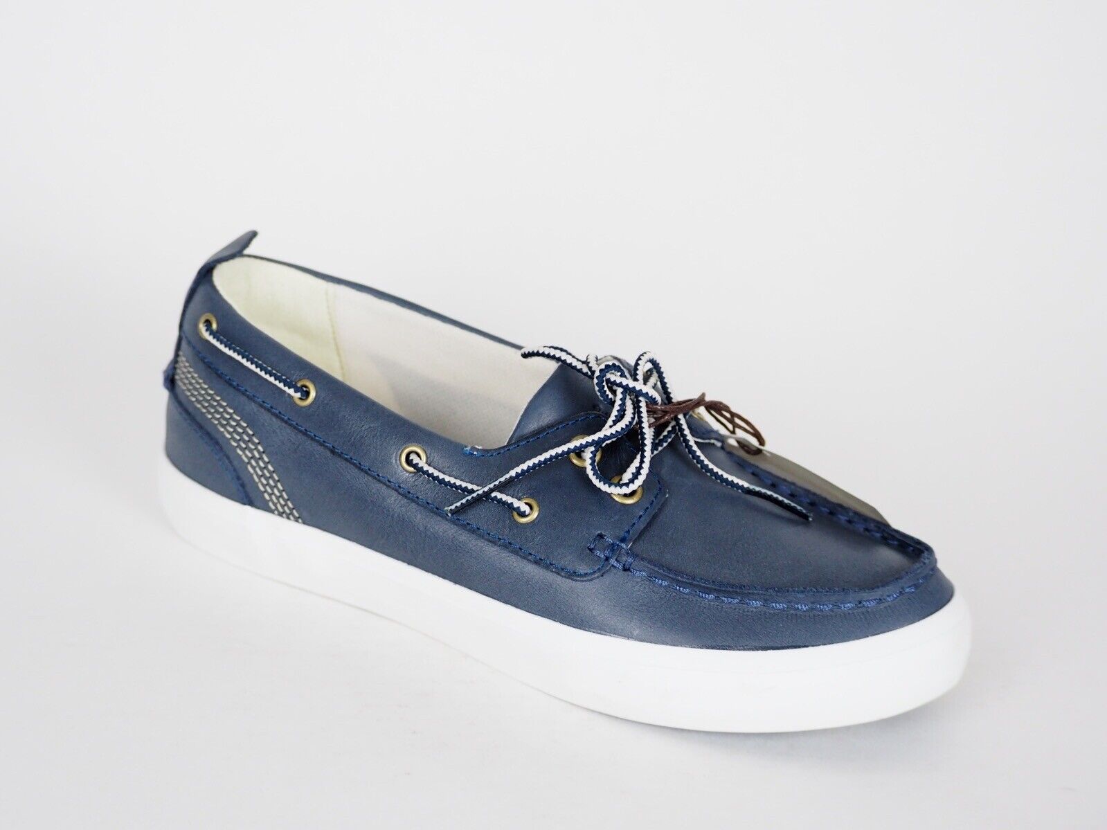 Womens Timberland Brattleboro A15TR Navy Leather Boat Shoes UK 5 - London Top Style