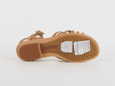 Womens Timberland Earthkeepers Katama 27639W Wheat Leather Thong Sandals