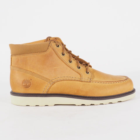 Mens Timberland Newmarket Wedge Chukka 6765A Wheat Leather Lace Walking Boots