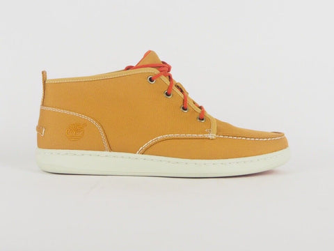 Mens Timberland Newmarket Cupsole 6408A Wheat Textile Lace Up Chukka Boots