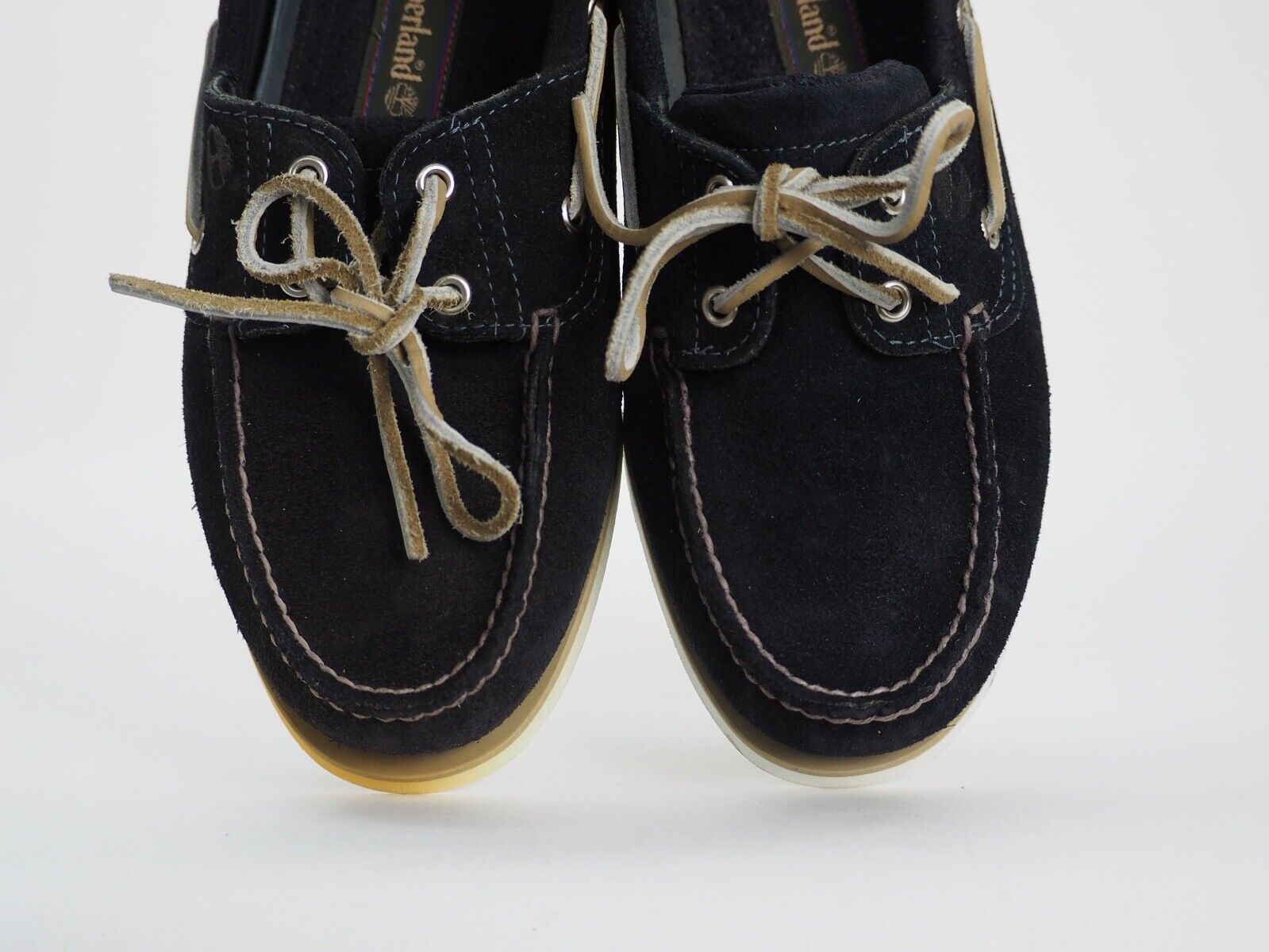 Mens Timberland Classic 25533 Dark Blue Suede Leather Casual Boat Shoes UK 8