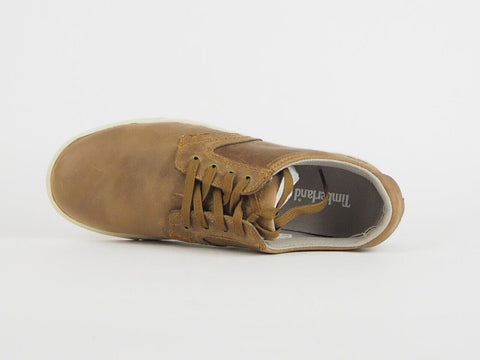 Mens Timberland A1ASX Fulk LP Oxford Brown Leather Lace Up Casual Shoes