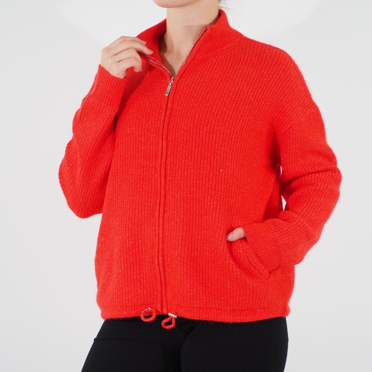 M&s ladies red cardigan best sale