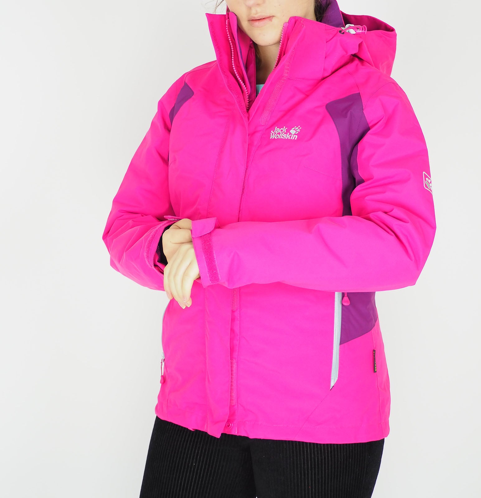Besmettelijke ziekte Lezen Mail Womens Jack Wolfskin 3 In 1 Asian Fit 5004941 Pink Passion Zip Up Hiki –  London Top Style